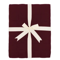 Adult Quilted Blanket in Burgundy 2.5