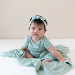 Baby Blanket in Sage 1.0