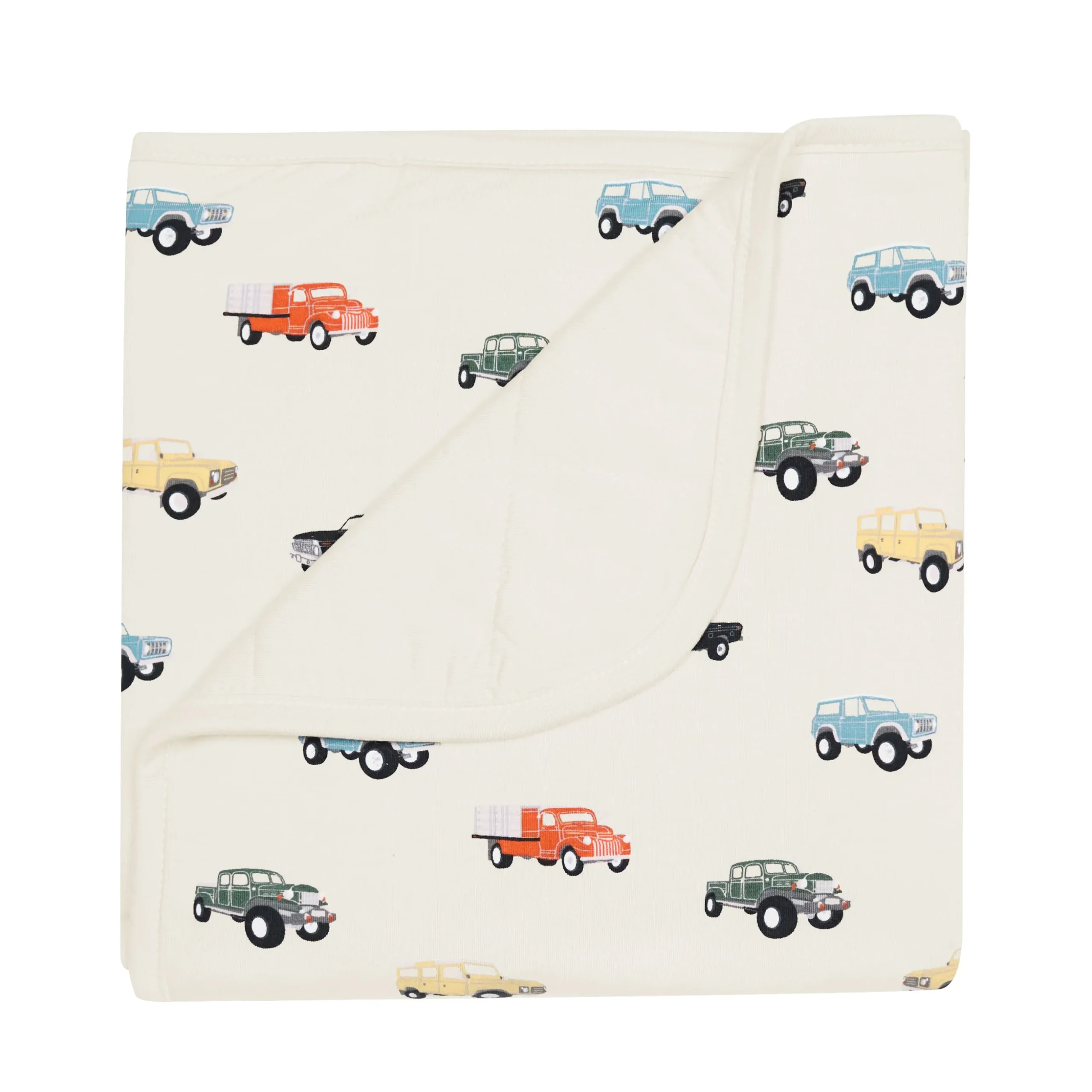 Baby Blanket in Vintage Truck 1.0