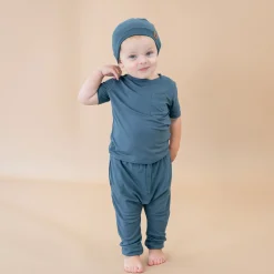 Bamboo Jersey Beanie in Atlantic