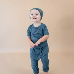 Bamboo Jersey Beanie in Atlantic