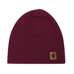 Bamboo Jersey Beanie in Burgundy