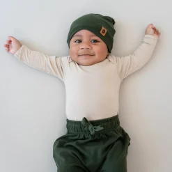Bamboo Jersey Beanie in Fir