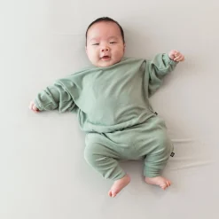 Bamboo Jersey Harem Pants in Thyme