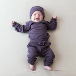 Bamboo Jersey Jogger Set in Currant