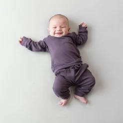 Bamboo Jersey Jogger Set in Currant