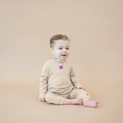 Bamboo Jersey Jogger Set in Bisque