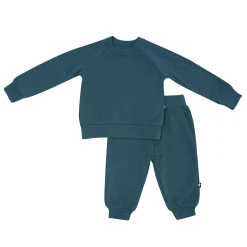 Bamboo Jersey Jogger Set in Atlantic