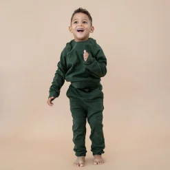 Bamboo Jersey Jogger Set in Fir
