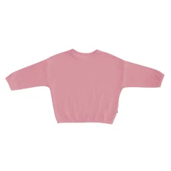 Bamboo Jersey Long Sleeve Drop Shoulder Top in Apple Blossom