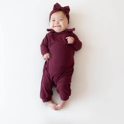 Bamboo Jersey Overall in Burgundy