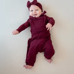 Bamboo Jersey Overall in Burgundy