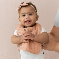 Bamboo Muslin Bib in Fawn