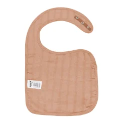 Bamboo Muslin Bib in Fawn