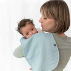 Bamboo Muslin Burp Cloth in Mist