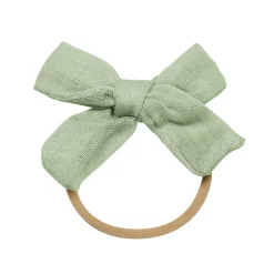 Bamboo Muslin Medium Bow in Jojoba