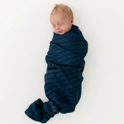 Bamboo Muslin Swaddle Blanket in Oxford