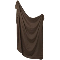 Bamboo Muslin Swaddle Blanket in Espresso