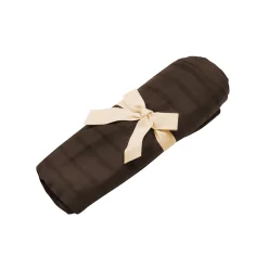 Bamboo Muslin Swaddle Blanket in Espresso