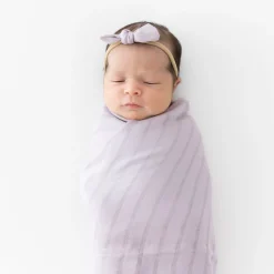 Bamboo Muslin Tiny Bow in Wisteria