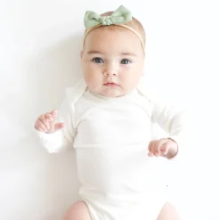 Bamboo Muslin Tiny Bow in Jojoba