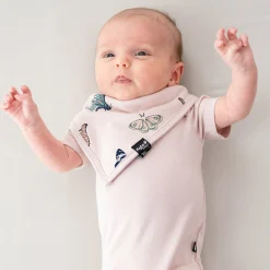 Bib in Blush Butterfly