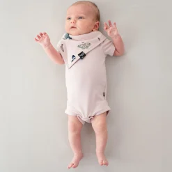 Bib in Blush Butterfly