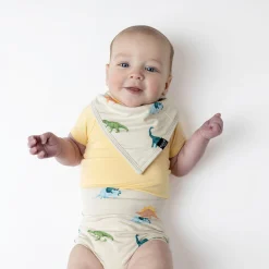 Bib in Ecru Roar