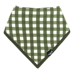 Bib in Gingham Fir