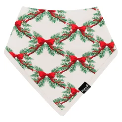 Bib in Holiday Bow