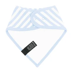 Bib in Small Mist Stripe