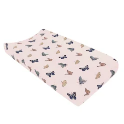 Change Pad Cover in Blush Butterfly