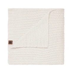 Chunky Knit Baby Blanket in Oat