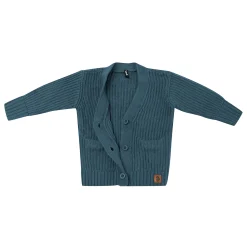 Chunky Knit Oversized Cardigan in Atlantic
