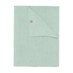 Chunky Knit Toddler Blanket in Sage