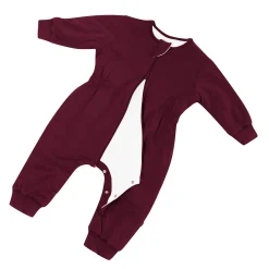 Cozy Playsuit in Burgundy