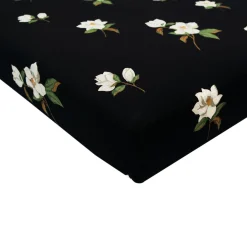 Crib Sheet in Big Midnight Magnolia