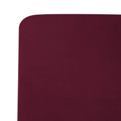 Crib Sheet in Burgundy