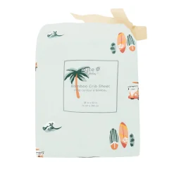 Crib Sheet in Dew Surf