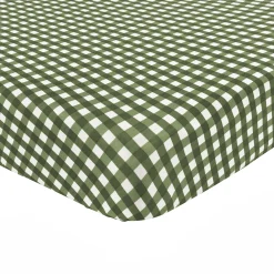 Crib Sheet in Gingham Fir