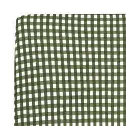Crib Sheet in Gingham Fir