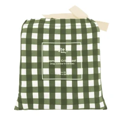 Crib Sheet in Gingham Fir