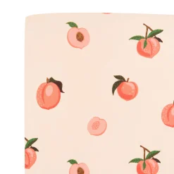 Crib Sheet in Peach