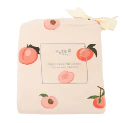 Crib Sheet in Peach
