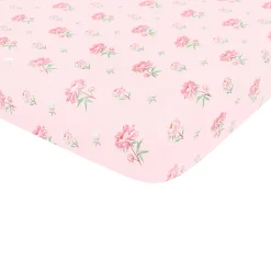 Crib Sheet in Sakura Peony