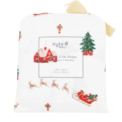 Crib Sheet in Santa Sleigh