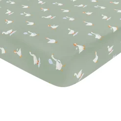 Crib Sheet in Silly Goose