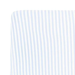 Crib Sheet in Small Mist Stripe