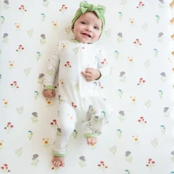 Crib Sheet in Wildflower