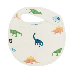 Cushy Bib in Ecru Roar